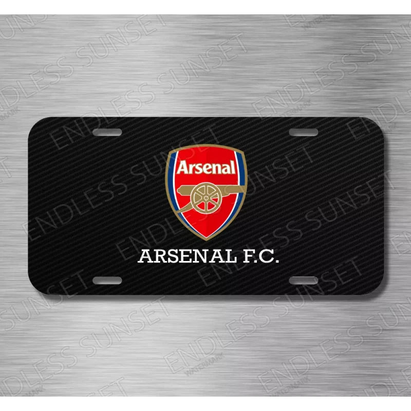 Amel Arsenal F.C. Futbol Soccer Foot Ball League License Plate Front Auto Tag