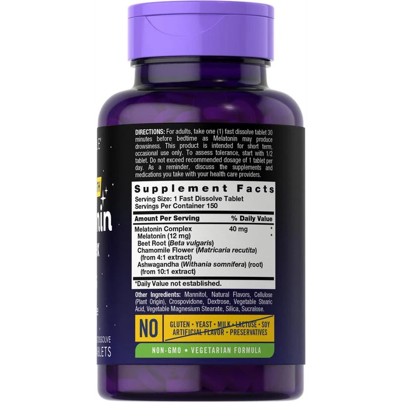 Carlyle Melatonin 40mg | 150 Tablets - Specification: Default