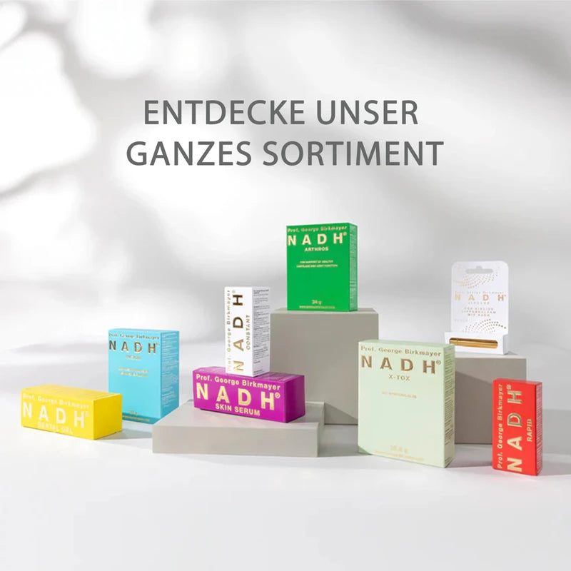 Prof. George Birkmayer NADH RAPID hochdosiert - 70 Rapid Energy Tabletten - 80mg NADH Tagesdosis - veganes Supplement - hochwertiges Nahrungsergänzungsmittel in Form einer Lutschtablette
