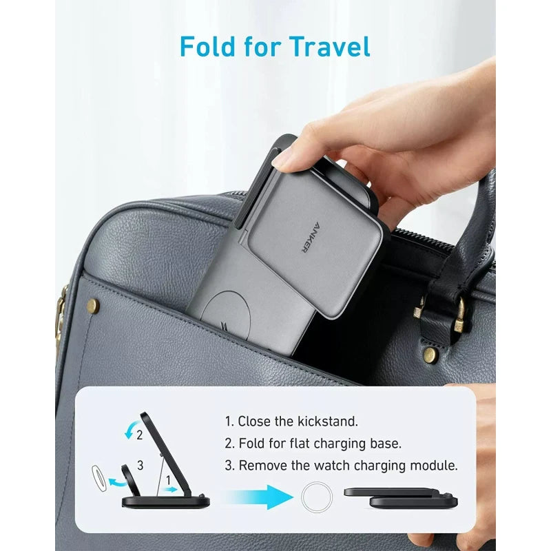 Anker Foldable 3-in-1 Wireless Charging Station