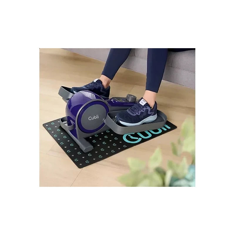 Cubii Groove Under Desk Elliptical Built in Display Monitor W Mat PURPLE