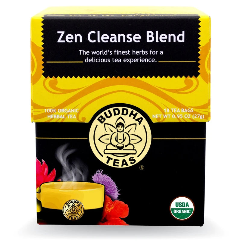 Buddha Teas Zen Cleanse Blend, 18 Count (Pack of 6)