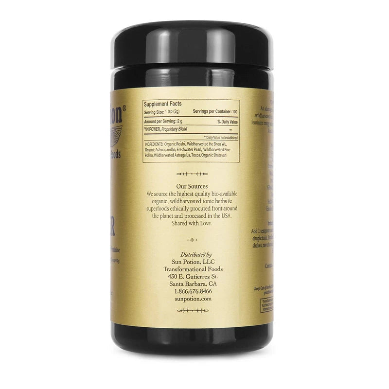 Sun Potion - Yin Power - Tonic Herbal Formula for The Feminine - 200g