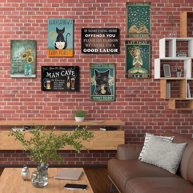 Anna Flora The Agreements Poster - Four Ways to Change Your Life Horizontal Print Motivational Print Poster Décor Home Office