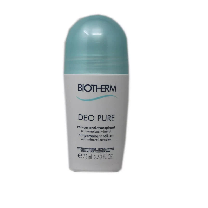 BIOTHERM DEO PURE TRIO ANTIPERSPIRANT ROLL-ON ALCOHOL FREE 3x75ML