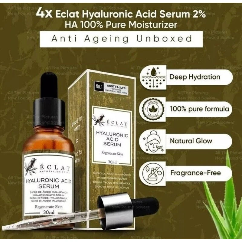 ECLAT Hyaluronic Acid Serum for Face. Regenerating & Rejuvenating 239