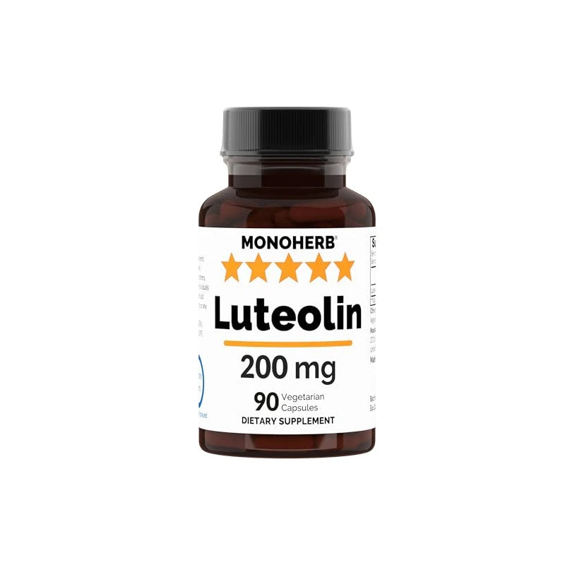 MONOHERB Luteolin 200 mg - 90 Veg Capsules - 90 Servings