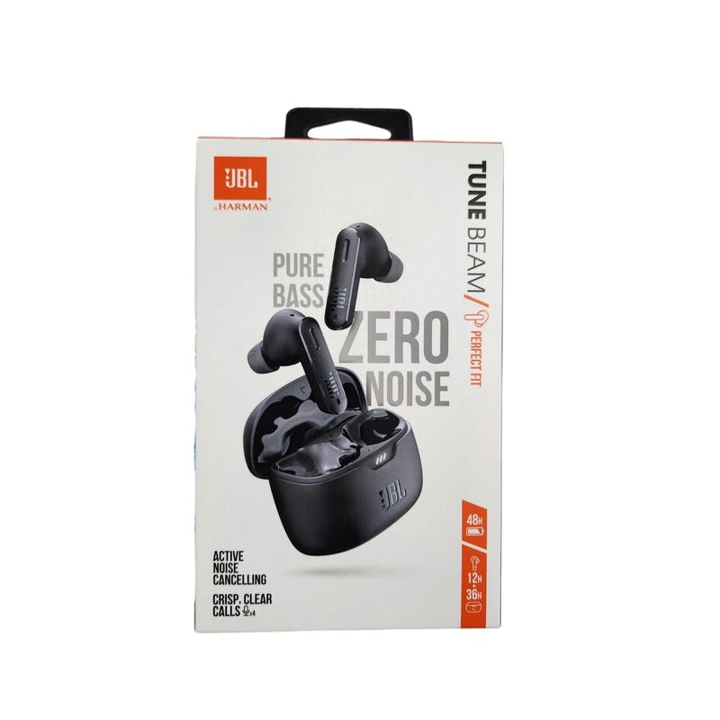 JBL Earbuds pure bass zero noise Tune Beam New