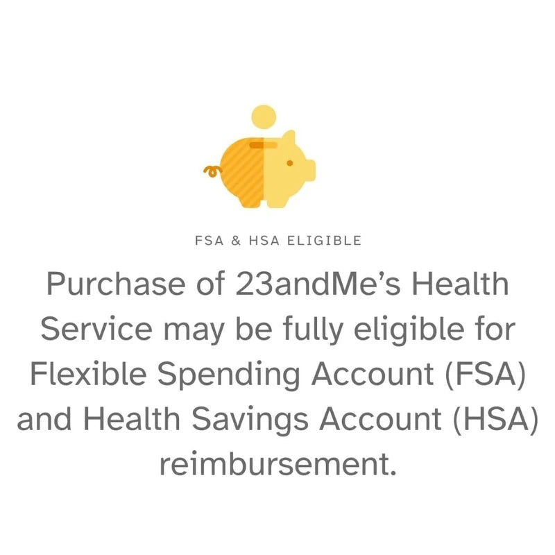 23andMe Health - DNA Test with Personal Genetic Reports - FSA & HSA Eligible