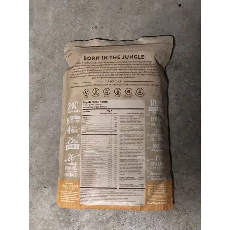 Ka'Chava Kachava Superfood Plant-based Protein CHAI EXP 11/25