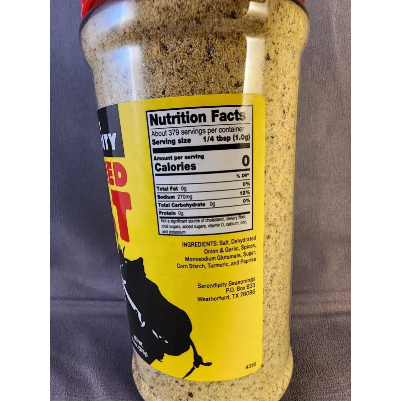 Jess Hall’s Serendipity Serendipity Seasoning Seasoned Salt Jess Halls (1) 13.4 Oz / EXP 06/2025