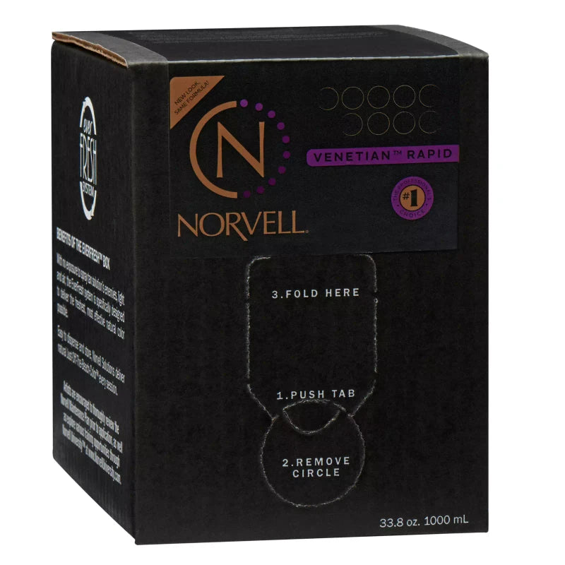 Norvell Venetian ONE Spray Tan Solution - Liter EverFresh Box