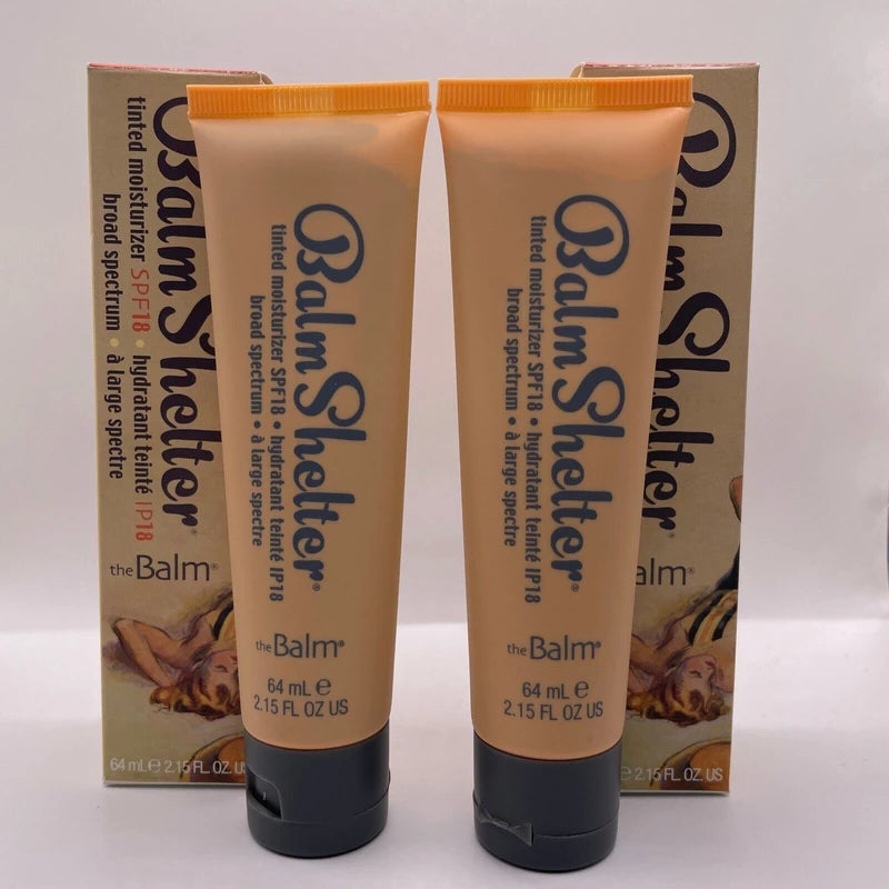 theBalm 2x TheBalm Balm Shelter Tinted Moisturizer SPF 18 - After Dark (64ml) NEW, BOXED