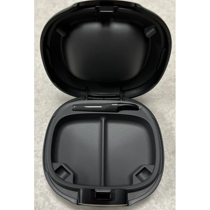 Oticon New Oticon Hearing Aid Case. Hard Plastic. With Cleaning Tool.