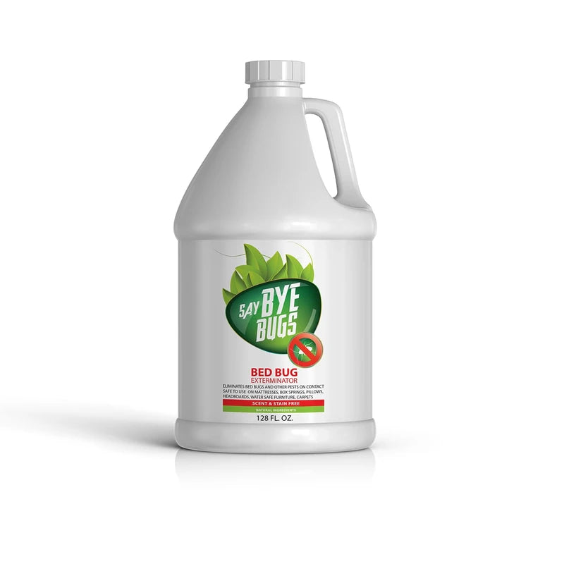 Bed Bug Killer Spray. Say Bye Bugs. Non-Toxic, Kills on Contact. New Formula. (128oz)