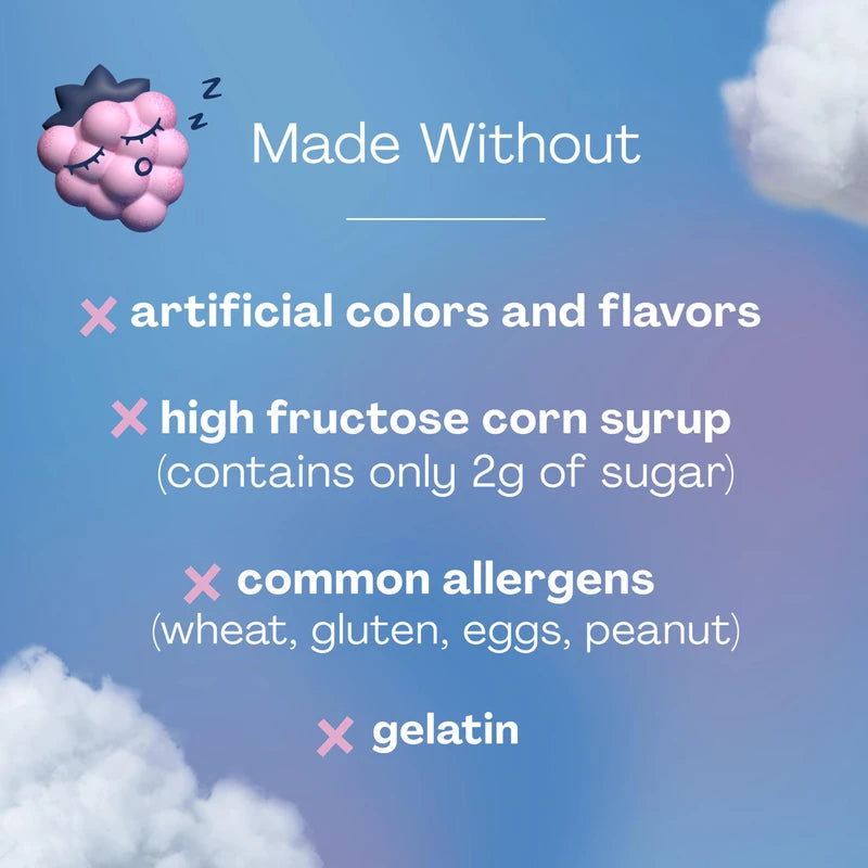 Hello Bello Kids’ Sleep Smart Vegan Gummies with 1mg Melatonin - Very Berry - 60ct