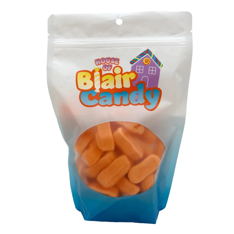 Blair Candy | Classic Circus Peanut Candy | 1 Lb Resealable Stand Up Bag | Soft and Chewy Old Fashioned Candies | Classic Flavor and Orange Peanut Shape