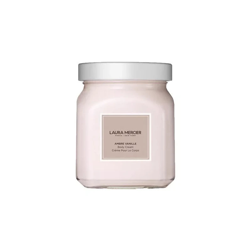 Laura Mercier Ambre Vanille Soufflé Body Cream 12oz 340g New Boxed & Jumbo