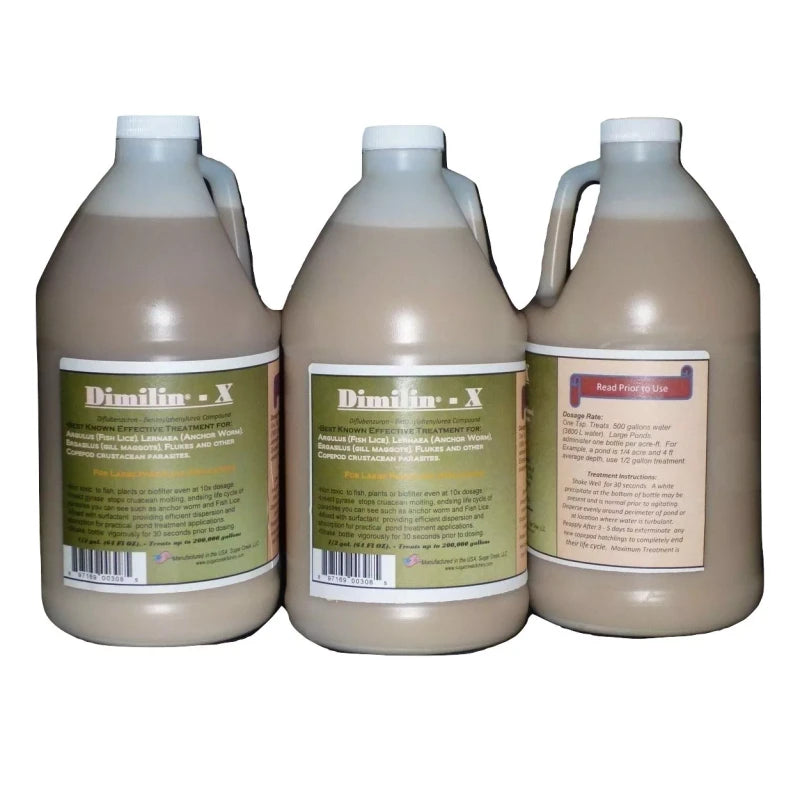 Dimilin -X Koi & Goldfish Treatment: Anchor Worm, Fish Lice flukes diflubenzuron