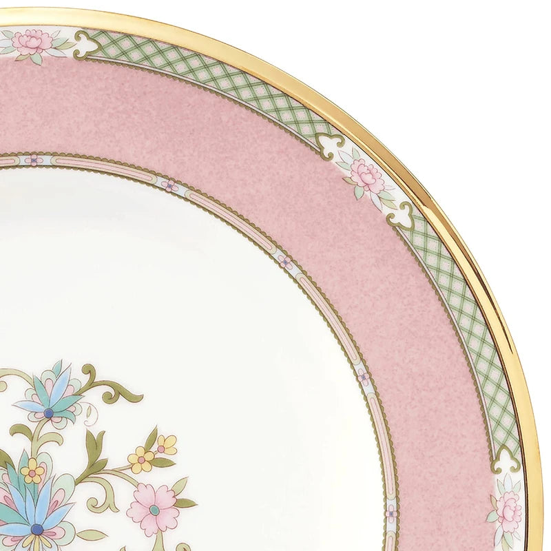 Noritake T59511/9983-7 Noritake Plate 8.7 inches (22 cm), Yoshino 1 Piece, Pink, Bone China