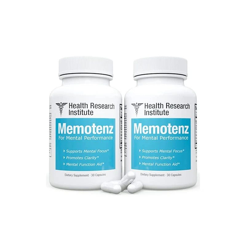 Memotenz Brain Function Supplement - 2pck-60 Capsules - Brain Booster for Memory, Clarity and Focus - Mental Focus Nootropic (2)
