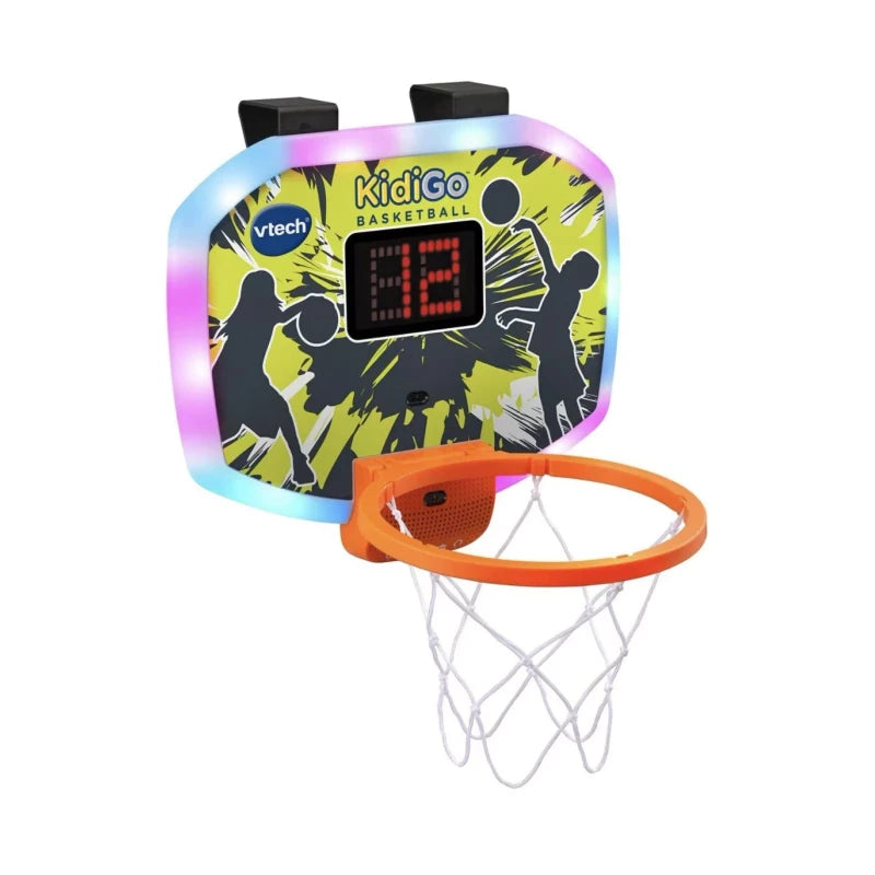 VTech KidiGo Basketball Hoop With Basketball and Light-Up Scoreboard