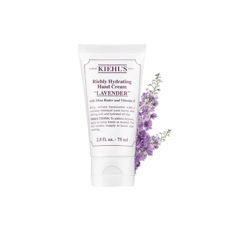 Kiehl's Richilli Hydrating Hand Cream 75ml (Choose 1 of 2 types), Hand Cream (Lavender) / 키엘 리칠리 하이드레이팅 핸드 크림 75ml (2종 택1), 핸드크림 (라벤더)