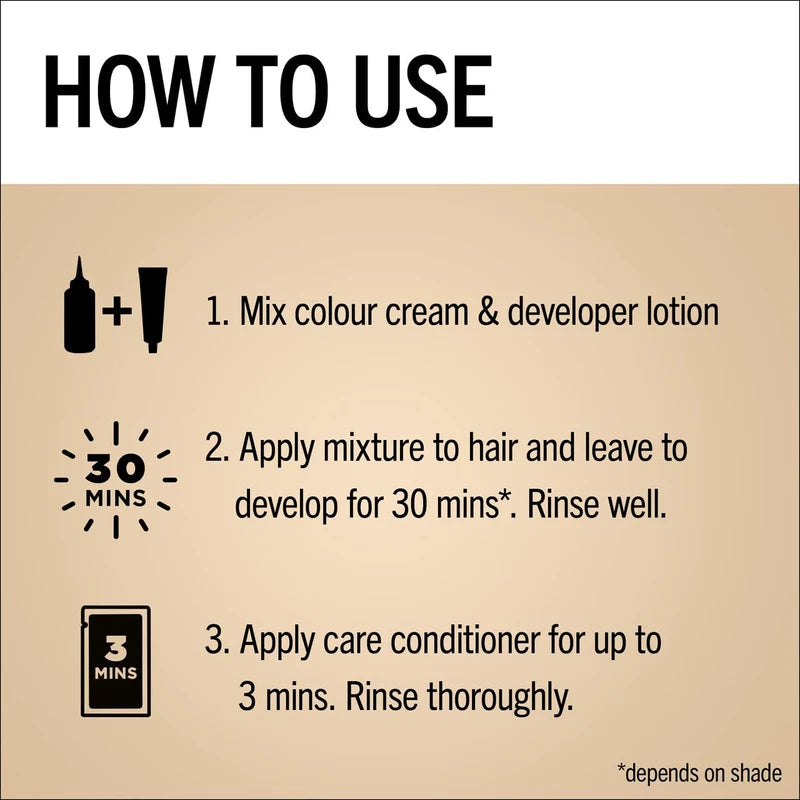 Schwarzkopf Oleo Intense Permanent Oil Colour 1-10 Intense Black Hair Dye, 100% Grey Coverage, Conditioner with HaptIQ System, Long-Lasting, Ammonia Free