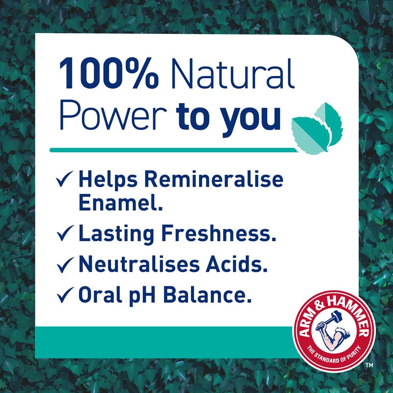Arm & Hammer 100% Natural Baking Soda Whitening Protection Toothpaste, 75ml