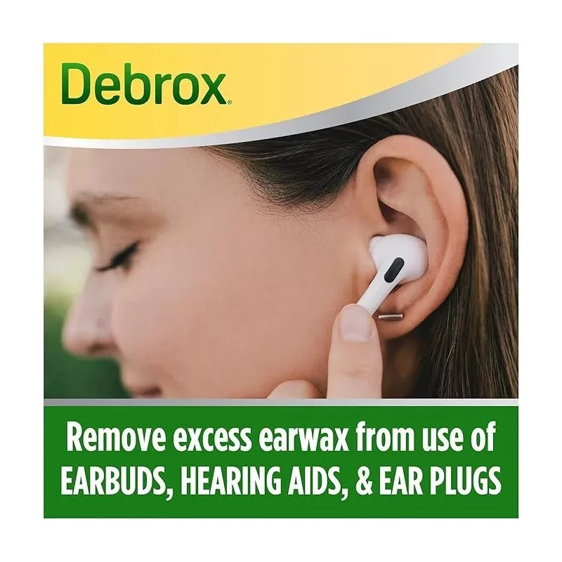Debrox Ear Wax Removal Drops, Gentle Microfoam Ear Wax Remover, 0.5 Fl Oz