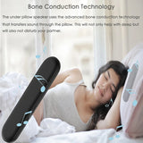 Dream Pro Pillow Speaker, Under Pillow Speaker for Side Sleepers, Bone Conduction Bluetooth SleepBar, Wireless Portable Pillow Speaker White Noise