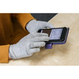 DefenderShield EMF Radiation Protection Computer Gloves - Use with Touch Screens, Keyboards, Tablets, Laptops and Cell Phones (One Large Pair)