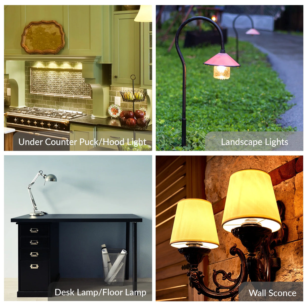 G8 Light Bulbs 20Watt 120Volt Halogen Light Bulb G8 Base Bi-Pin Shorter 1-3/8" (1.38") Length 20W T4 JCD Warm White Under Cabinet Puck Lighting Replacements,10Pack