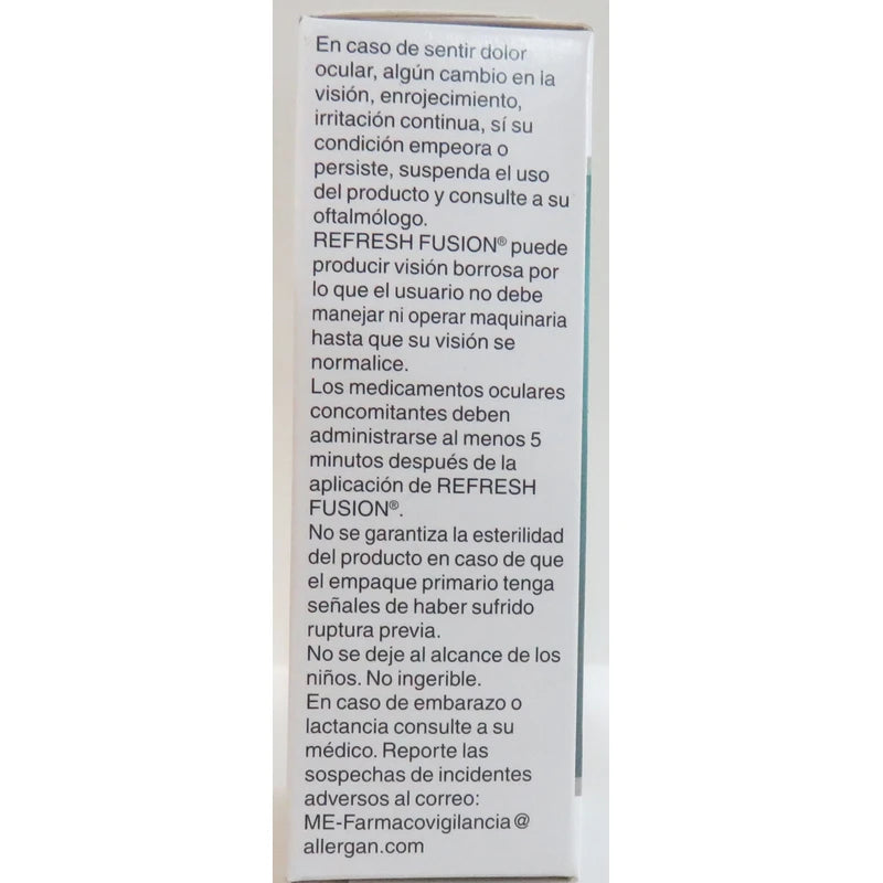 Refresh Fusion Sol Gotero 10ml, Pack of 1