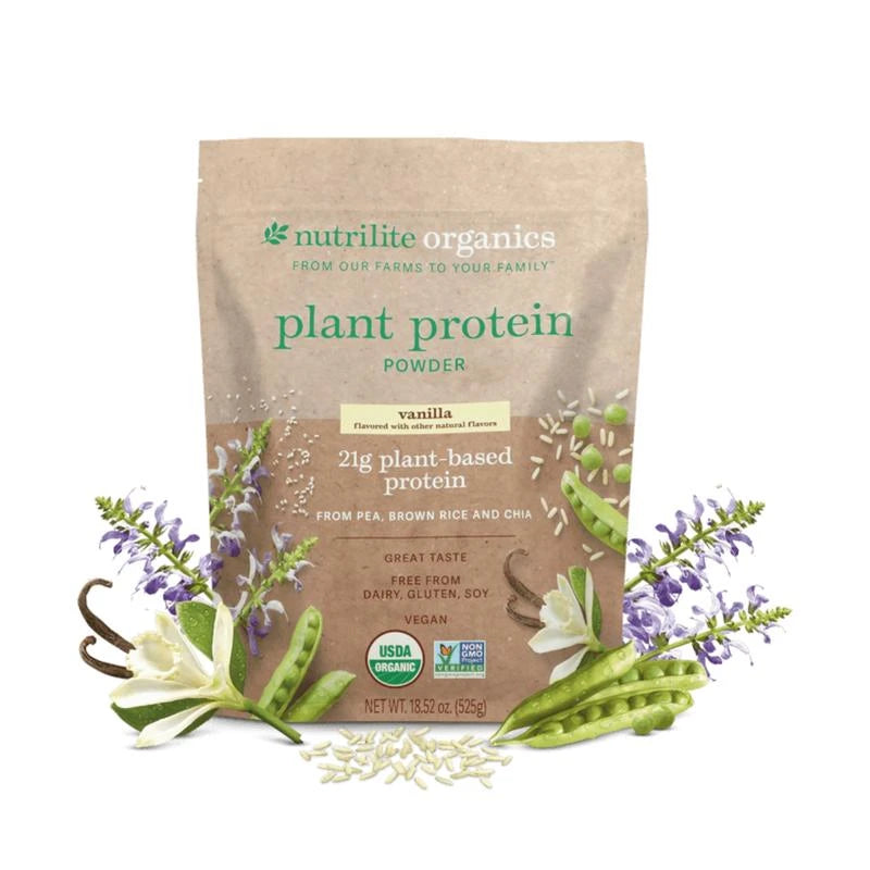 Nutrilite Organics Plant-Based Protein Powder Supplement - Specification: Nutrilite Organics Plant Protein Powder-Unflavored