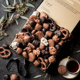 Chocolate Gift Box with Assorted Gourmet Chocolate - Food Gift Basket for Women and Man - Birthday, Thank You, Present Idea for Him and Her, Holiday Gift Baskets by Empire Delights