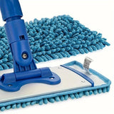 Baseboard Pro Mucho Mop - Baseboard CleanerTool With Handle -Clean Base Boards EasilylMicrofiber | Professional Quality | MachineWashable L Lightweight
