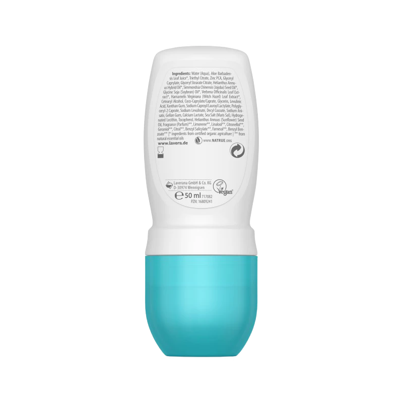 lavera  NATURAL & SENSITIVE Basis Sensitiv Deodorant Roll-On, 50 ml
