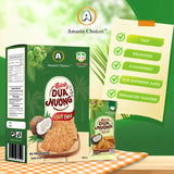 Amazin Choices Baked Coconut Crackers - Vegan, Non-GMO, Gluten-Free Coconut Snack, Crispy Snack, Party Snack, Coconut Slices Snack Viet, Coconut Chips - 7.4 Oz