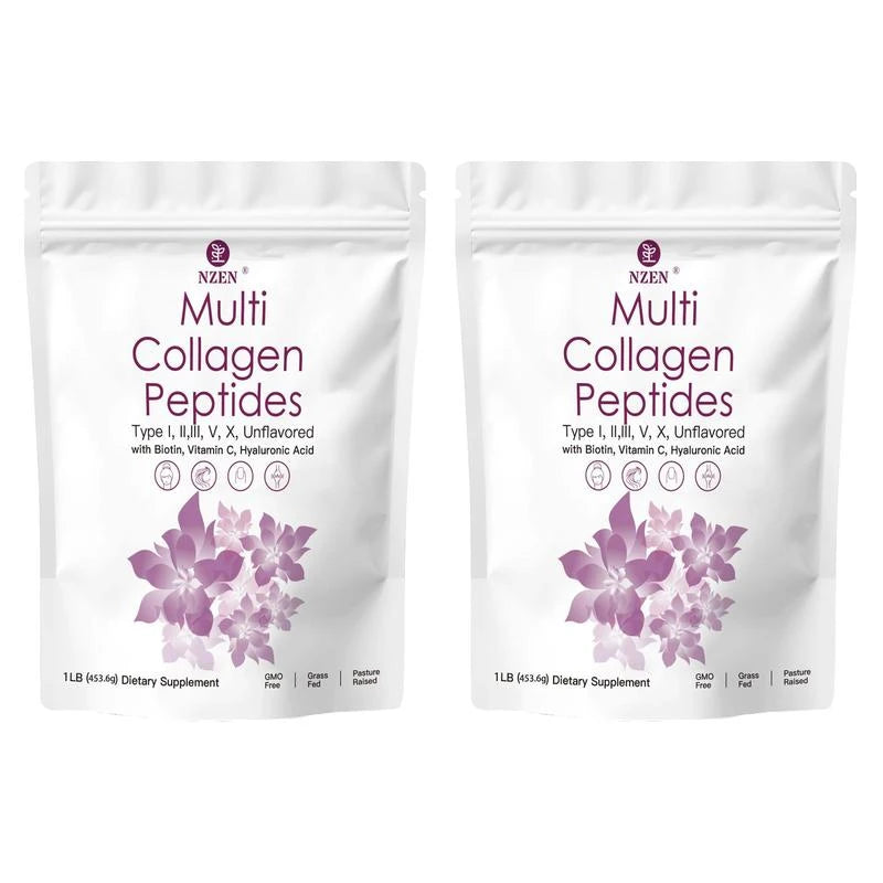 NZEN Muilti collagen peptides Healthcare Nail Edible Fitness Dietary Healthy Supplement - Specification: 1PC-1LB