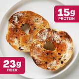 SOLA Low Carb & Keto Friendly Bagels, Blu-berry - 5g Net Carbs & 15g of Protein, No Added Sugar, Plant based, Low Calorie Bagels - 12 oz (4 Bagels/Pack) (Pack of 3)