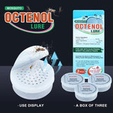 Hodiax Octenol Pest Lures 90 Days Supply, 3PCs Biting Insect Attractant Refill Cartridge for Fly Traps, Bug Zappers, Mosquito Killers, Universal Fit (3PCS in 1 Pack)