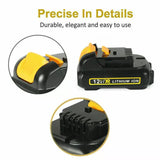 For DeWALT 2Pack 12v 3.0Ah 12 Volt XR Max Lithium Battery For Dewalt DCB127-2 DCB120 DCB121