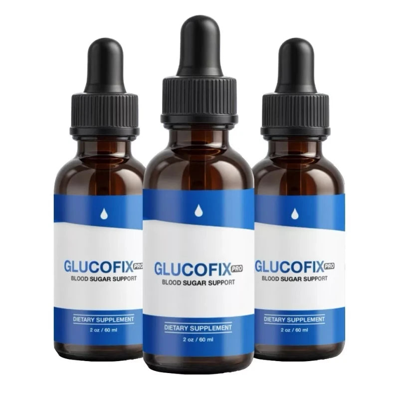 ( 3 Pack ) Glucofix Pro Liquid Drops, Glucofix Pro Blood Sugar Support