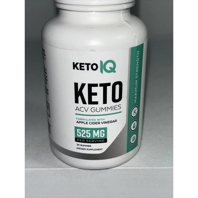 2 Bottles Of Keto IQ ACV Gummies 30ct ea/525 mg Gummies. NEW/SEALED. Exp 02/2026