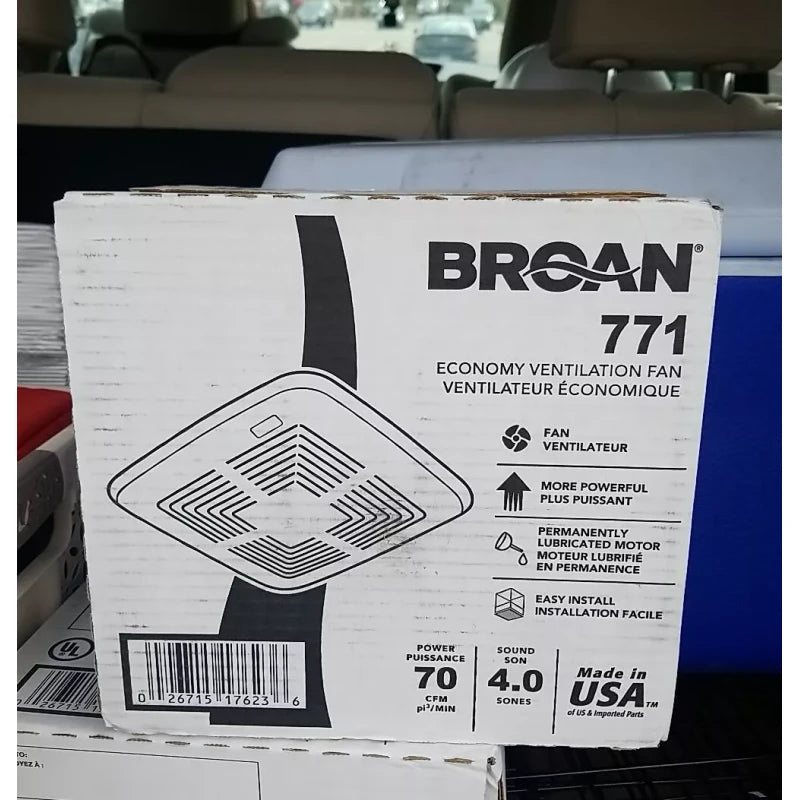 Broan Ventilation Fan Bathroom Wall Ceiling Ventilation Fan Economy 771