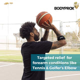 Bodyprox Elbow Brace 2 Pack for Tennis & Golfer's Elbow Pain Relief