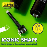 Clipper - Classic Large Reusable Lighter - Iconic Premium Refillable Lighters Bulk Pack - Replace Butane, Flint, and Spark Wheel for Unlimited Lights - 48 Pack - Triple Gradient