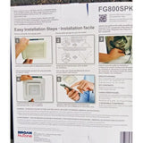 Broan Luz de ventilador Broan QT140LE 140CFM - Branca