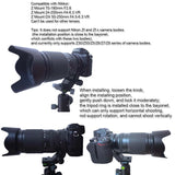 Lens Collar Tripod Mount Ring Compatible with Nikon Nikkor Z 70-180mm F2.8, Z 24-200mm f/4-6.3 VR, Z DX 50-250mm f/4.5-6.3 VR (Z-Mount), Support Bracket Holder is Arca-Swiss Fit Quick Release Plate